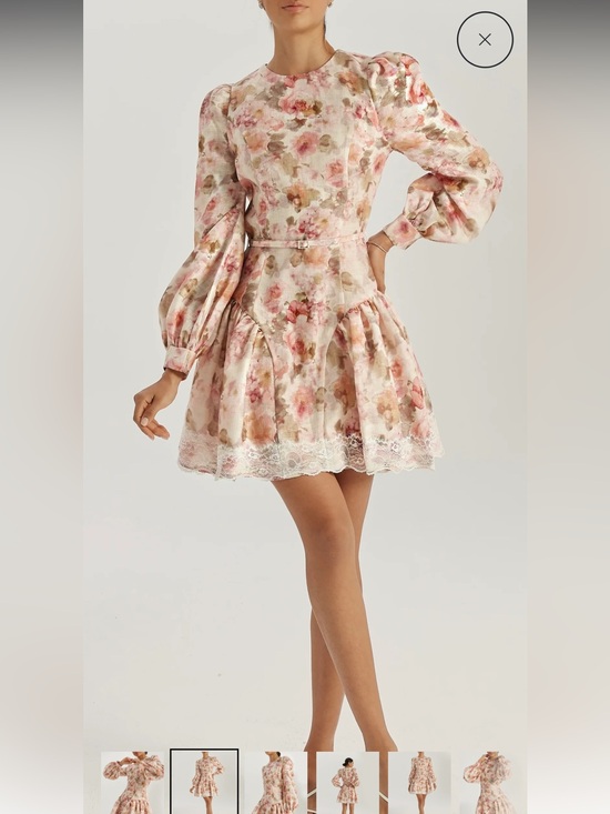 Vita Grace Dresses & Skirts - NWTVita grace Anna Romantic Floral Lace Mini Dress in Blush Pink
